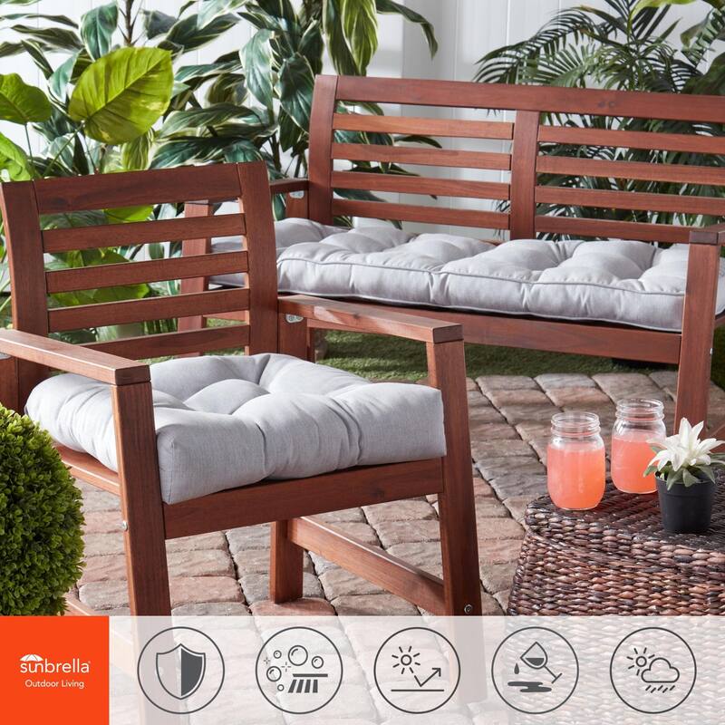 Sunbrella 51 x 18 in. Outdoor Bench Cushion