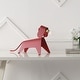 preview thumbnail 4 of 6, Penelope 10" Modern Industrial Iron Canine LED Kids' Lamp, Red by JONATHAN Y