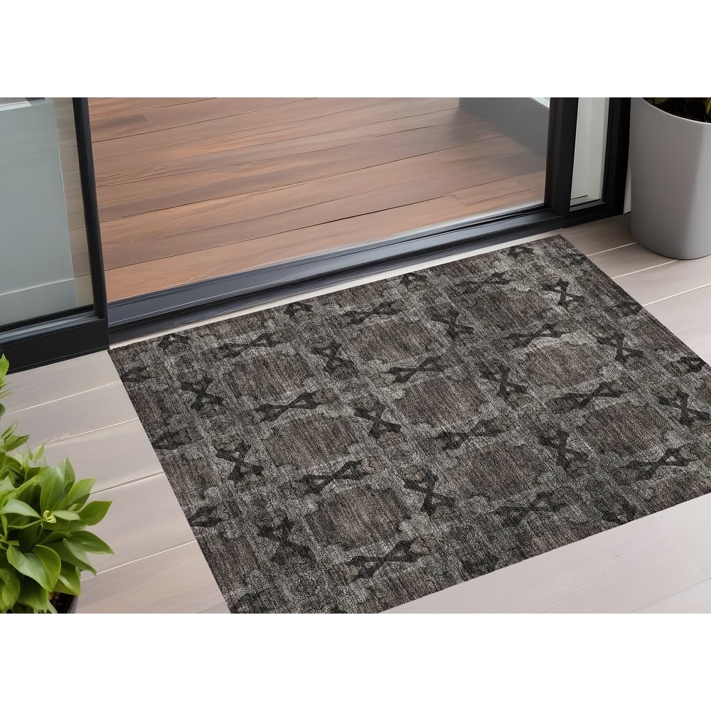 Alriso Botanic Elegance Weather Resistant Timeless Fusion Outdoor Rug
