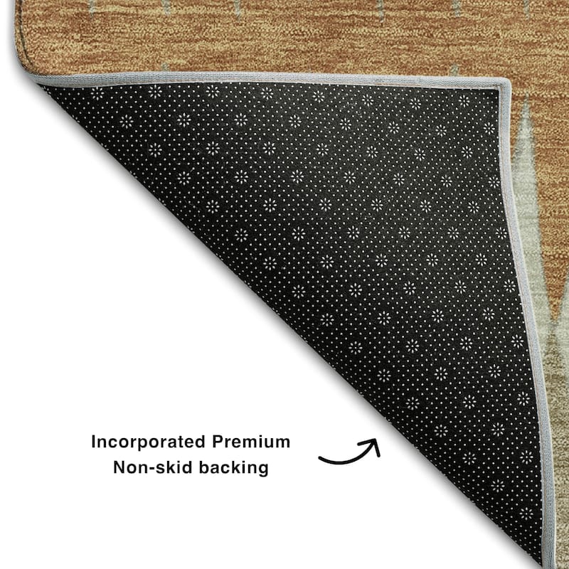 Premium Washable Super Soft Modern Ziggy Mayfield Rug