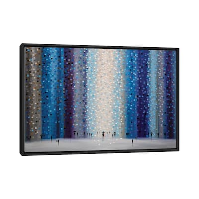 iCanvas "Rainy City" by Ekaterina Ermilkina Framed Canvas Print