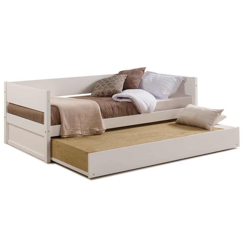Tribeca Wood Panel Twin Size Daybed - with Twin Trundle
