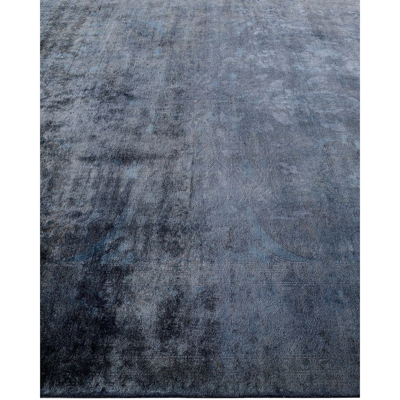 Vibrance, One-of-a-Kind Hand-Knotted Area Rug - Gray, 8' 1" x 9' 10" - 8' 1" x 9' 10"