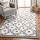 preview thumbnail 4 of 98, SAFAVIEH Handmade Chelsea Aubree French Country Trellis Wool Rug 2'9" x 4'9" - Ivory/Light Blue - Rectangle