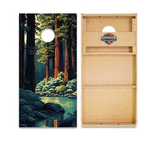 Redwood National Park Regulation 2x4 Cornhole Board Set