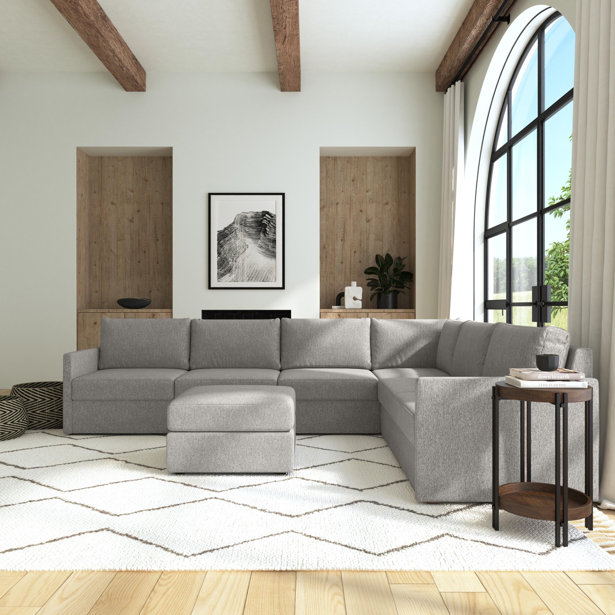 6 seat shop sectional