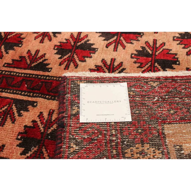 ECARPETGALLERY Hand-knotted Baluch Copper Wool Rug - 2'9 x 5'10