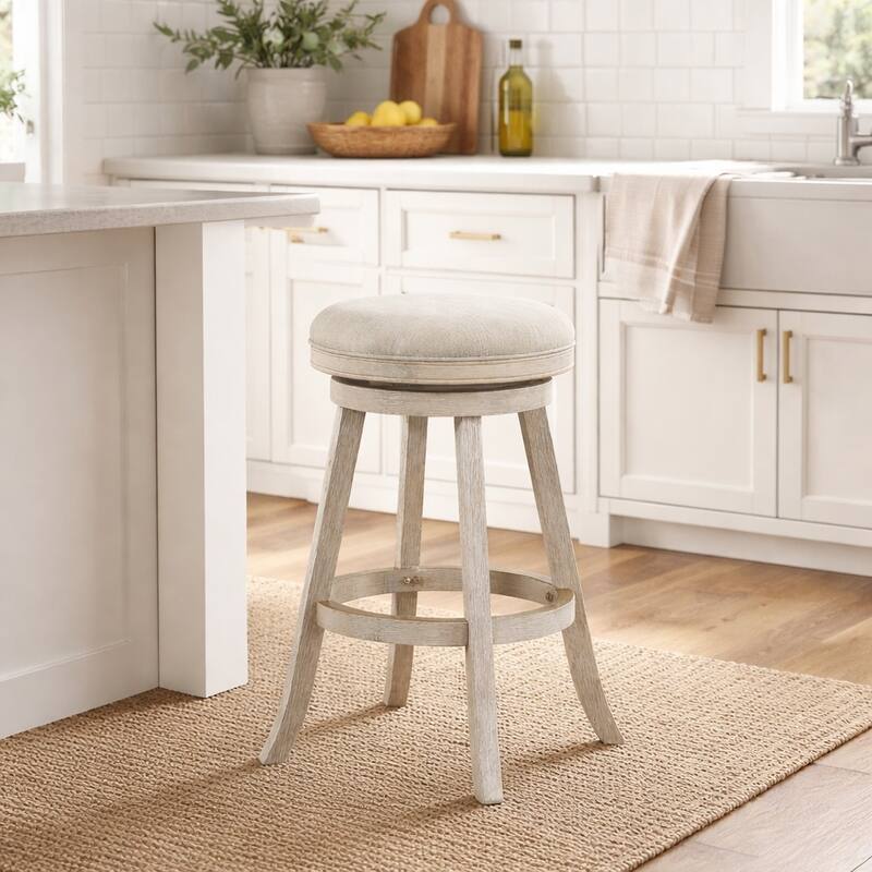 Fenton Swivel Backless Stool