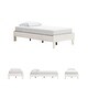 preview thumbnail 7 of 19, Signature Design by Ashley Socalle Whitewashed Woodgrain Platform Bed