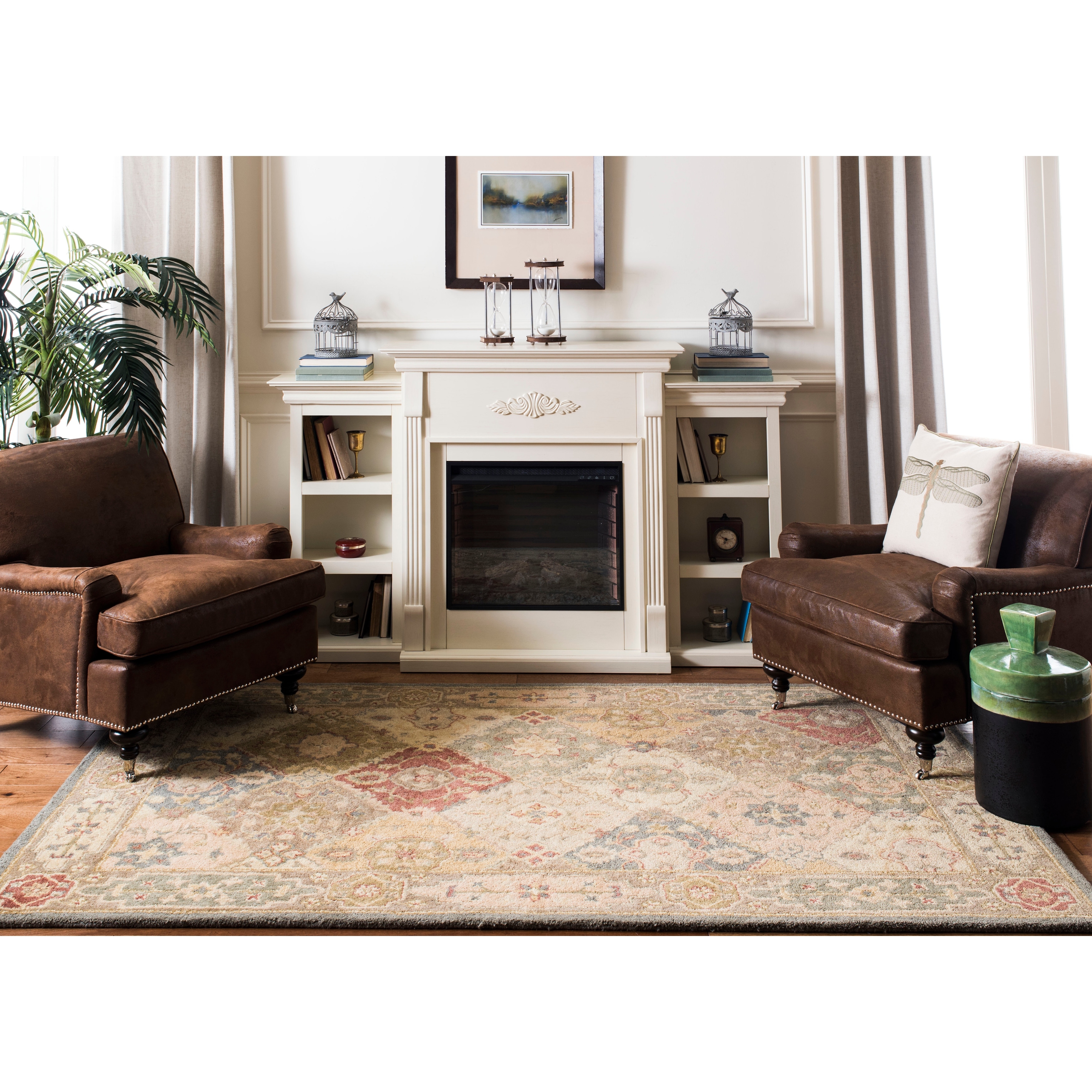 SAFAVIEH Handmade Antiquity Claudiane Traditional Oriental Wool Rug