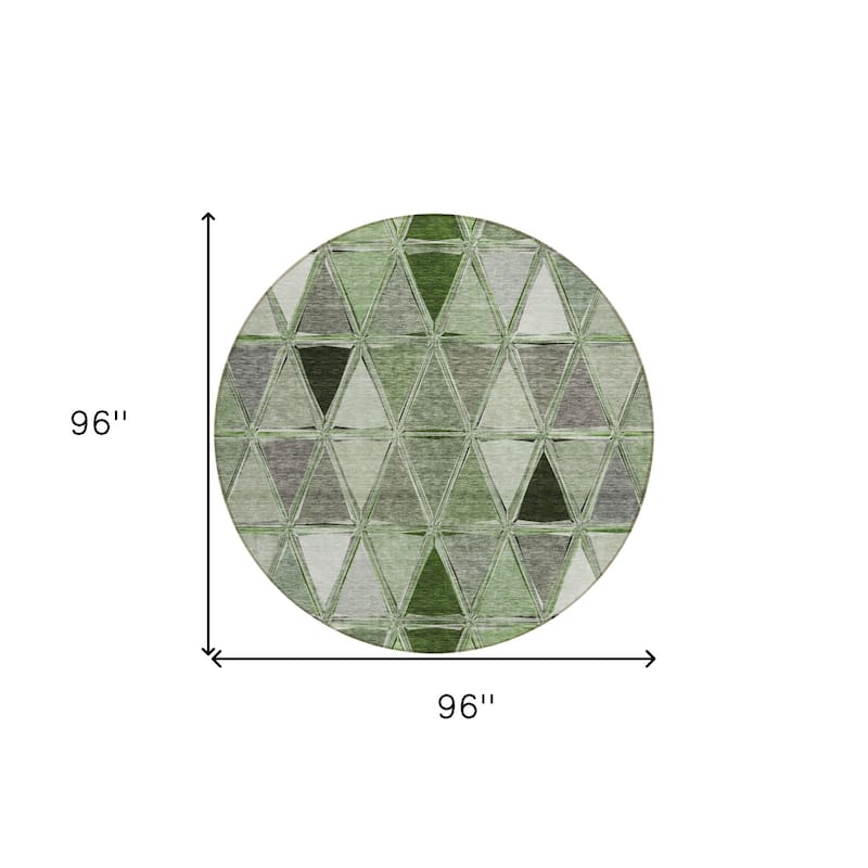 HomeRoots Geometric Transitional Rectangle Outdoor Rug