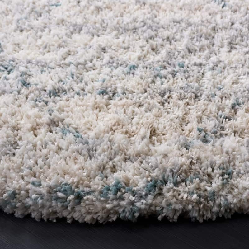 SAFAVIEH Fontana Shag Marye Modern Trellis 2-inch Thick Rug