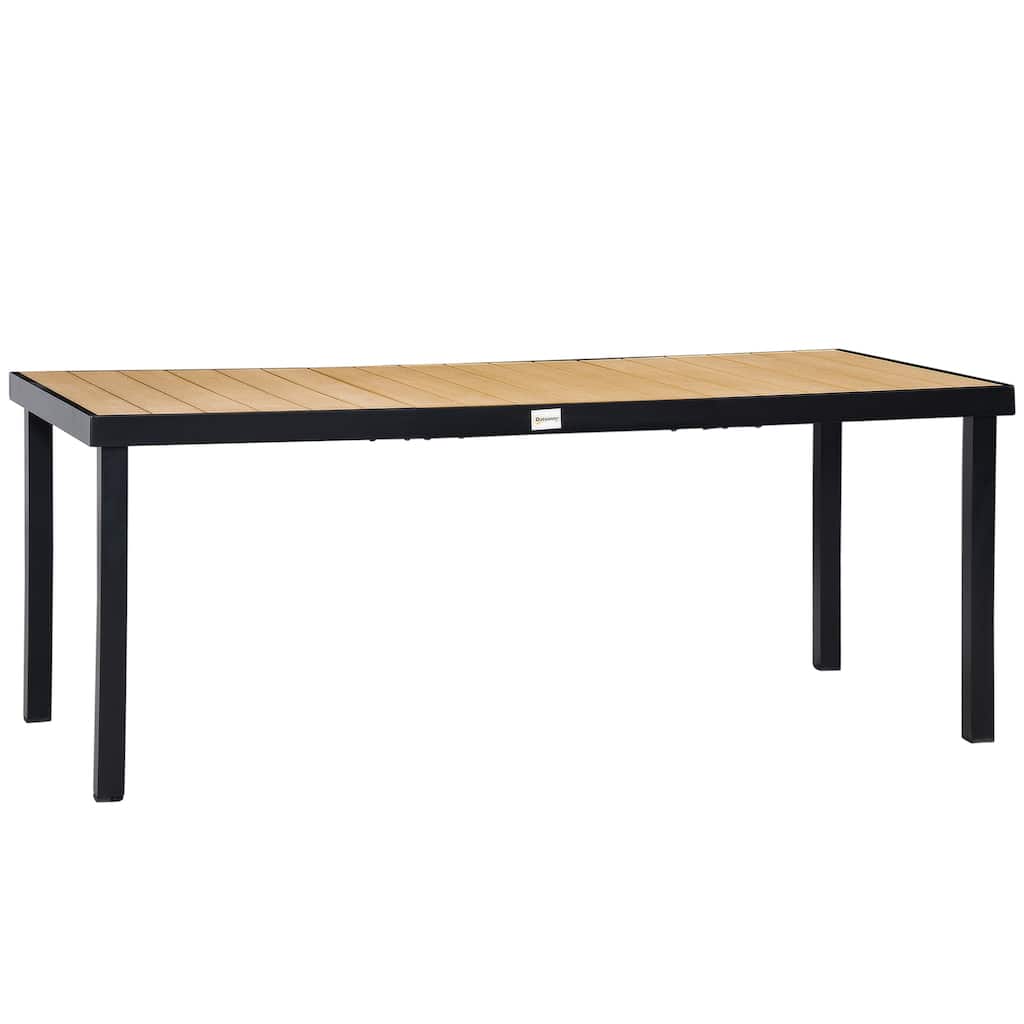 Outsunny Outdoor Dining Table For 8 People