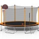 preview thumbnail 1 of 35, 15FT Trampoline with Basketball Hoop Inflator and Ladder(Inner Safety Enclosure) Kids