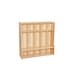 preview thumbnail 2 of 0, Contender 46.75" Wide 5-Section Locker with Seat and Storage - 46.75