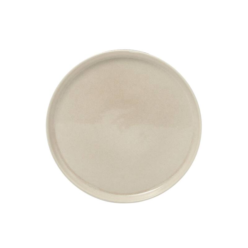 Gibson Elite Solana Coast 12 Piece Stoneware Reactive Glaze (Service for 4) Plates and Bowls Modern Shape Dinnerware Set