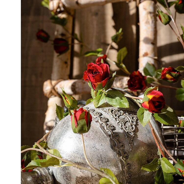 RusticReach Artificial Rose Vine 55" Long