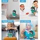 preview thumbnail 3 of 4, DolliBu Grey Penguin Doctor Plush Toy with Cute Scrub Uniform and Cap - 6.5 inches