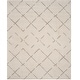 preview thumbnail 55 of 154, SAFAVIEH Arizona Shag Nevada 1.2-inch Thick Rug 8' Square - Ivory/Beige