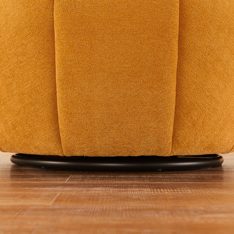 Art Leon Modern Swivel Barrel Chair