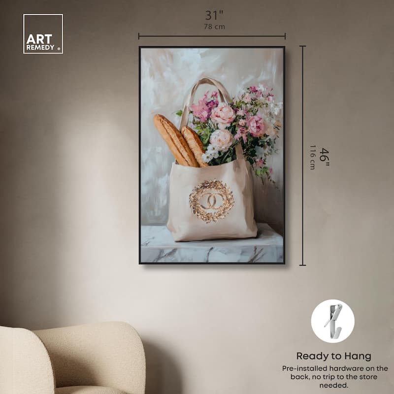 Chic Carryall I Canvas by Art Remedy