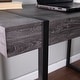 preview thumbnail 2 of 6, SEI Furniture Hackney Transitional Black Wood Desk