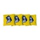 preview thumbnail 1 of 1, Central Oklahoma Bronchos Cornhole Bags Yellow All-Weather Resin Filled
