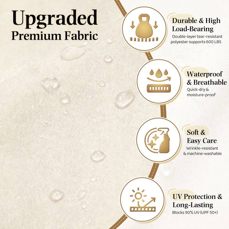 EROMMY Modern Portable Hammock, Hand-Woven Ropes, Anti-Tipping Design for Backyards, Beaches & Campsites