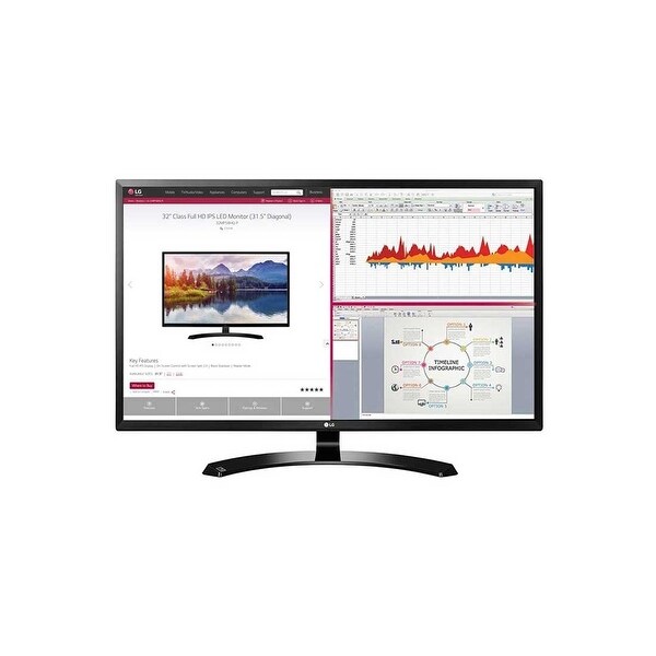 LG 32MA70HY-P 1080p 32" IPS Monitor,Black(Used-Good). Opens flyout.