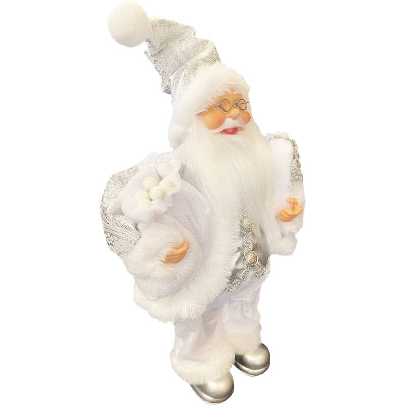 12" Winter White Claus