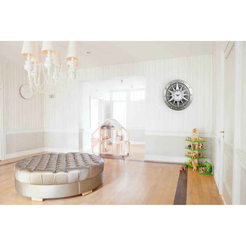 Compass Metal Wall Clock - 31*31*3