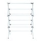 preview thumbnail 7 of 6, Household Essentials Folding Clothes Drying Rack with Steel Frame and 11 Coated Dowels - 14.3"L x 29.4"W x 42.0"H