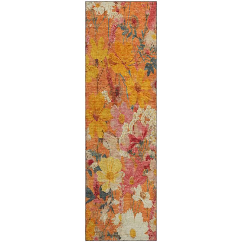 Premium Washable Super Soft Floral Mayfield Rug