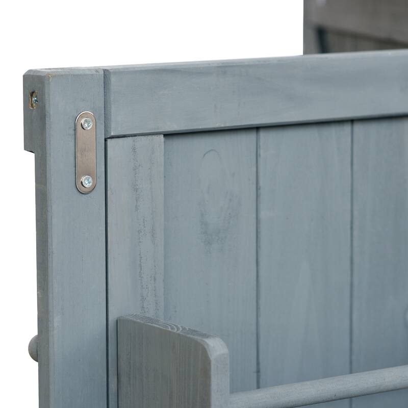 50.25'' Rubber Wood Kitchen Island with Spice Rack , Towel Rack, and Rolling Wheels - 50.25'' x 18.5'' x 36.25''