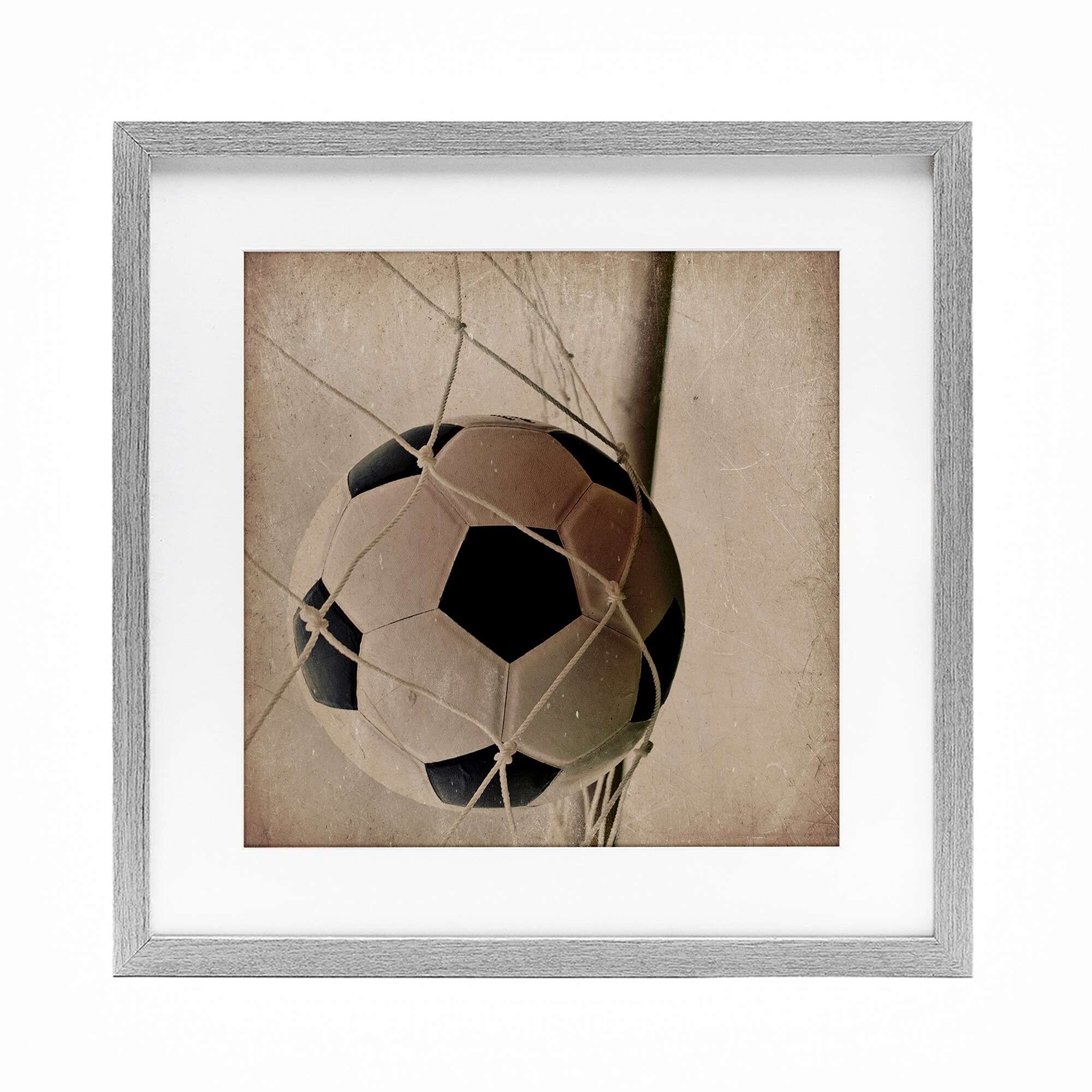 Stupell Be The Ball Soccer Under Glass Framed Design By Kim Allen