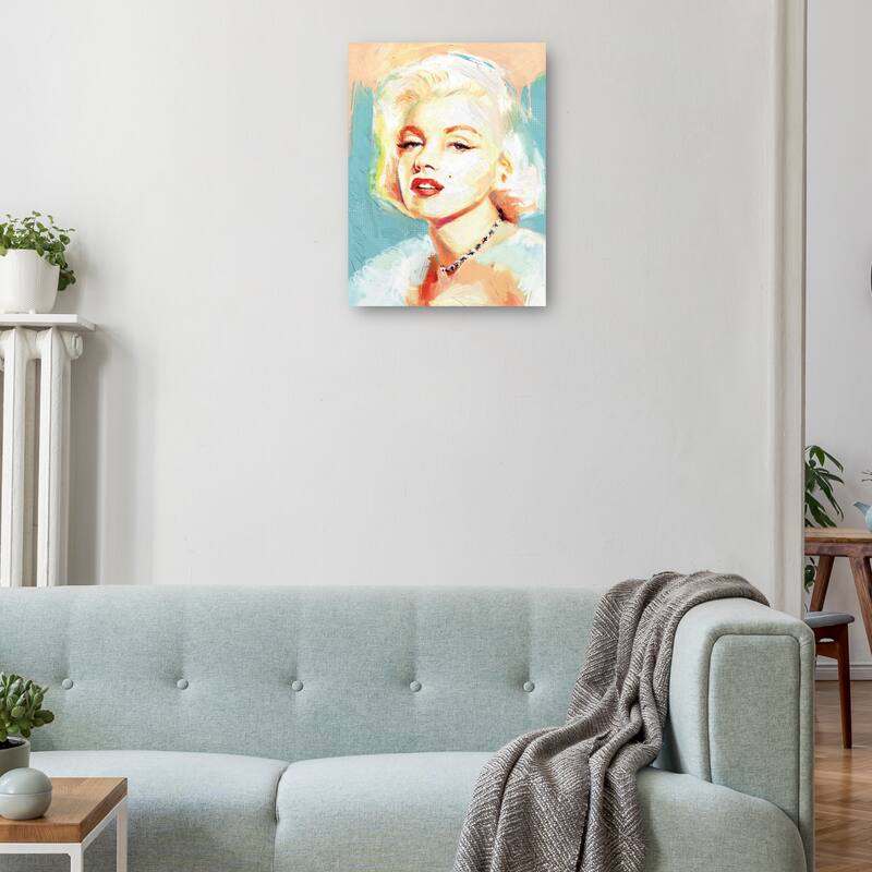 Norma Jeane By Studio Arts Canvas Art Print