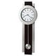 preview thumbnail 1 of 0, Howard Miller Dark Brown and Silver Plastic and Glass Wall Clock