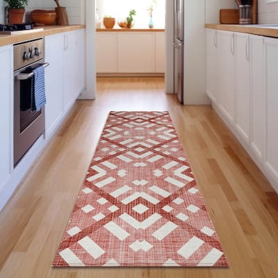 Premium Washable Super Soft Contemporary Geo Mayfield Rug