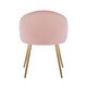 preview thumbnail 17 of 40, Porthos Home Daija Velvet Dining Chairs with Gold Legs