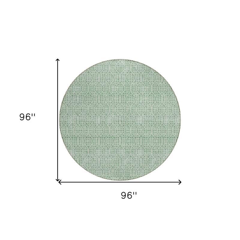 HomeRoots Geometric Transitional Rectangle Outdoor Rug