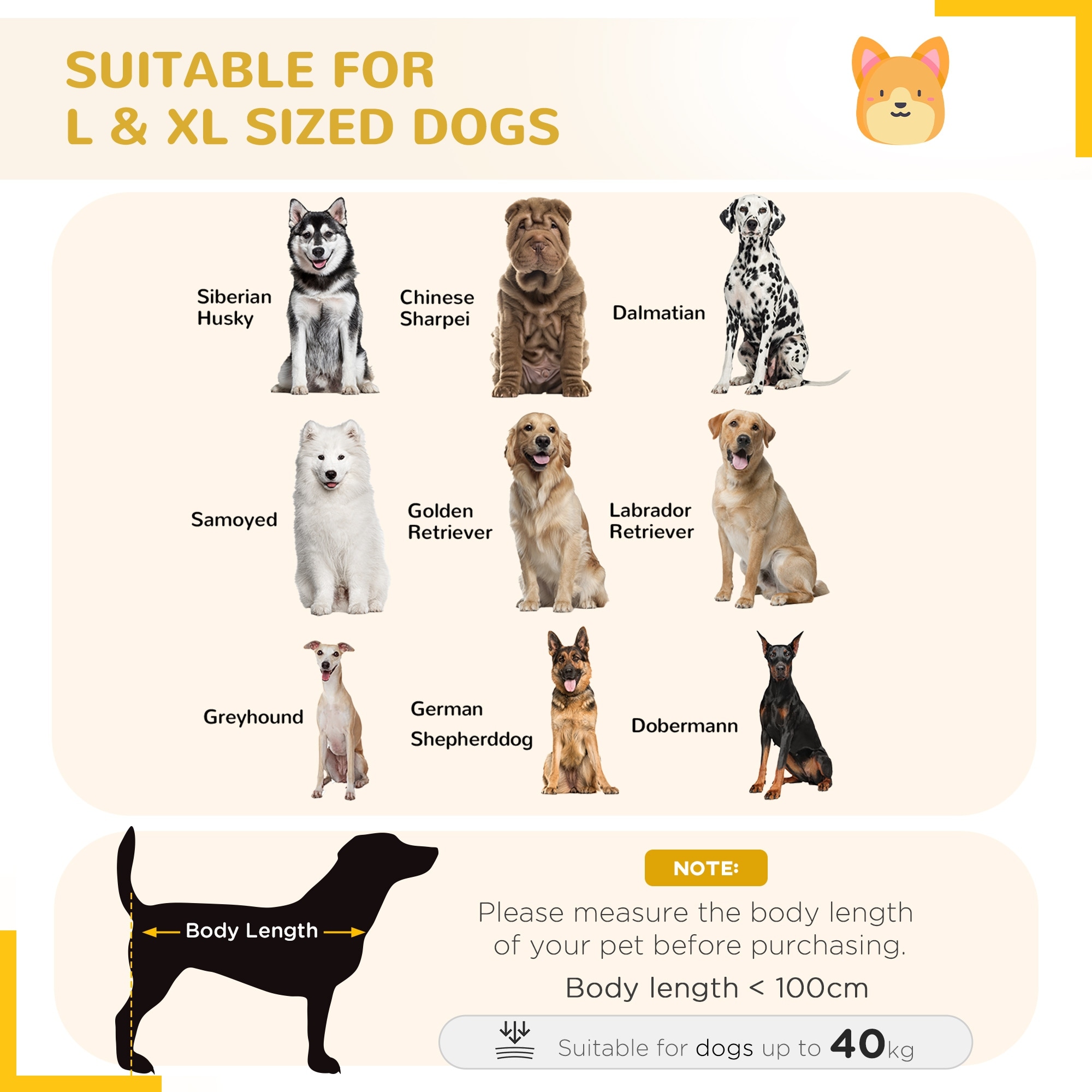 Heavy Duty Dog Crate with Lockable Wheels, Large Metal Dog Kennel Cage for Large Dogs, Pet Crate with Removable Tray