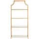 preview thumbnail 2 of 5, SAFAVIEH Slater 4-tier Gold Etagere - 36" x 12" x 80"