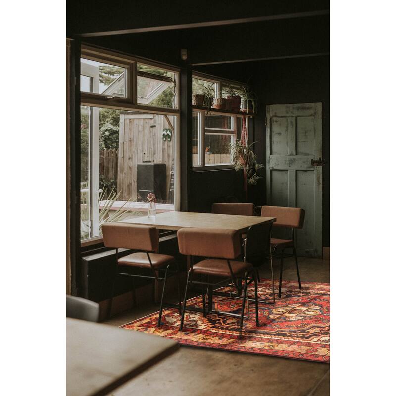 ECARPETGALLERY Hand-knotted Anadol Black Wool Rug - 3'10 x 5'11