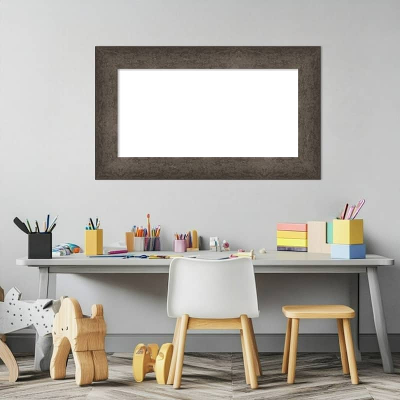 Amanti Art Dappled Light Bronze Framed Dry Erase Magnetic Board