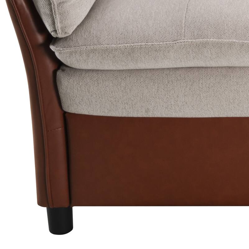 3 Seater Modern Soft Upholstered Power Reclining Sofa for Living Room