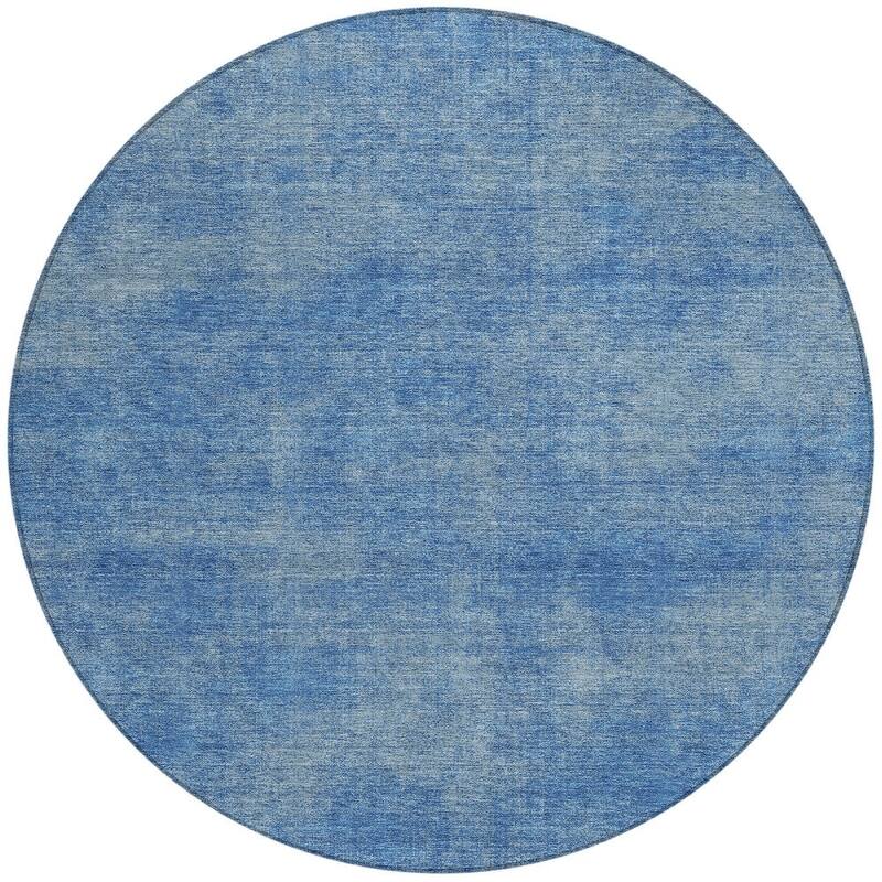HomeRoots Solid Color Transitional Rectangle Outdoor Rug