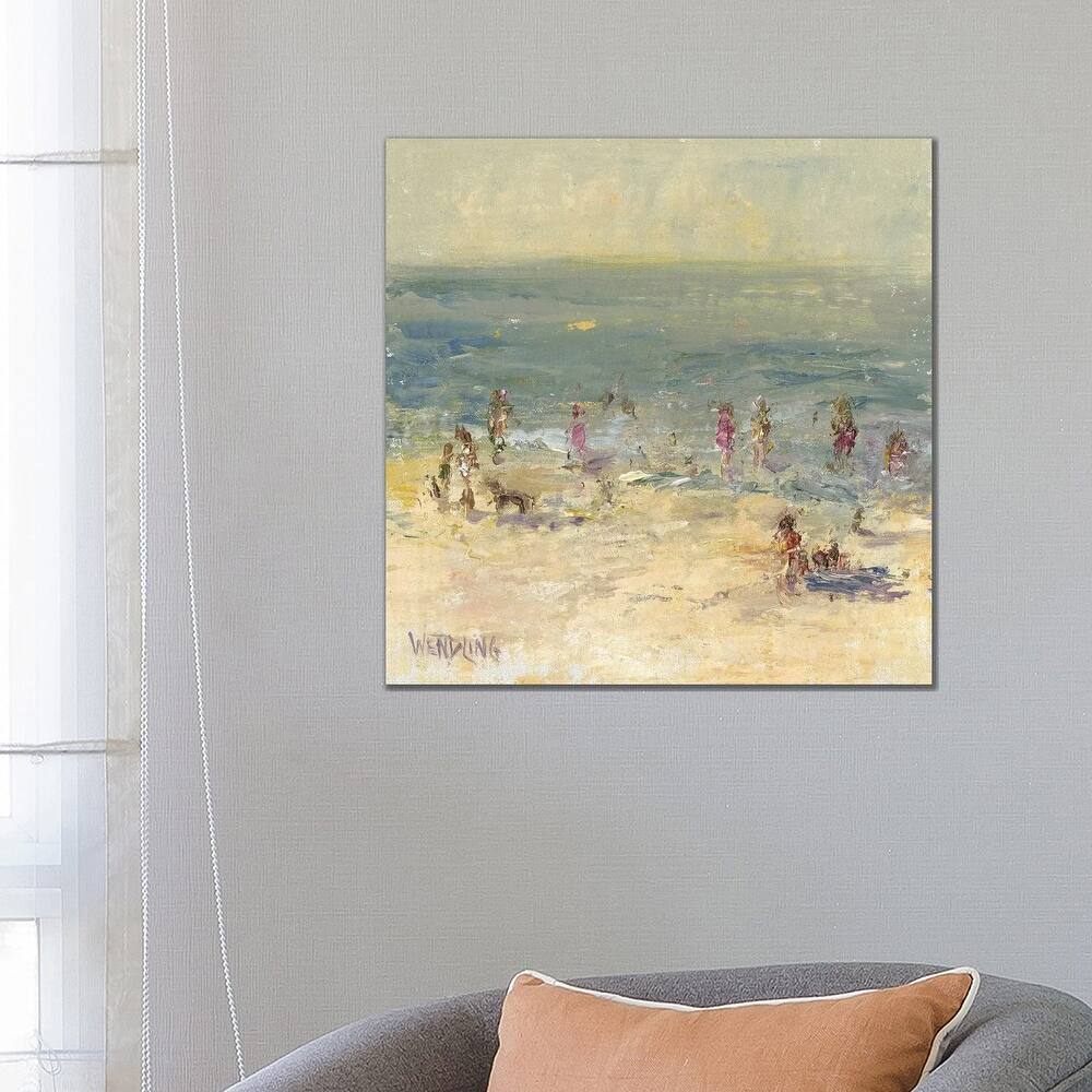 iCanvas "Impasto Beach Day II" by Marilyn Wendling Canvas Print