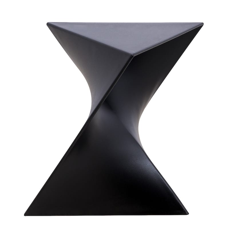 LeisureMod Randolph Modern Side Table - Grey - 15.5 x 17 x 17