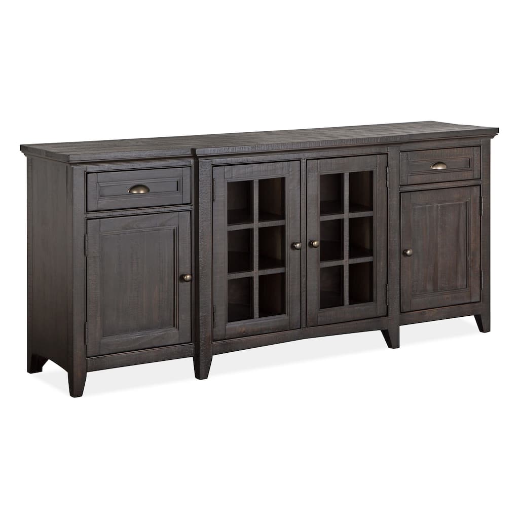 Magnussen Home Westley Falls Graphite 70" Console - 70"W x 18"D x 32"H