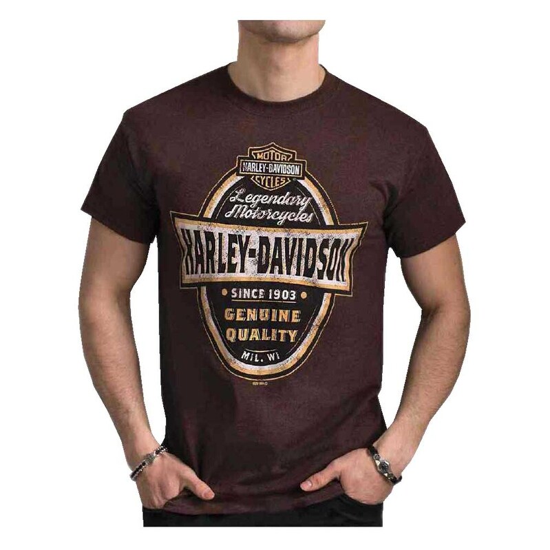 Shop Harley Davidson Men S Supreme Poly Blend Short Sleeve Crew
